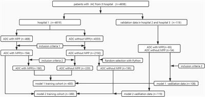 Preoperative CT-Based Radiomics Combined With Nodule Type to Predict the Micropapillary Pattern in Lung Adenocarcinoma of Size 2 cm or Less: A Multicenter Study